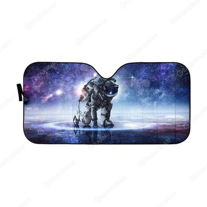 Gearhumans Custom Car Auto Sunshade Astronaut