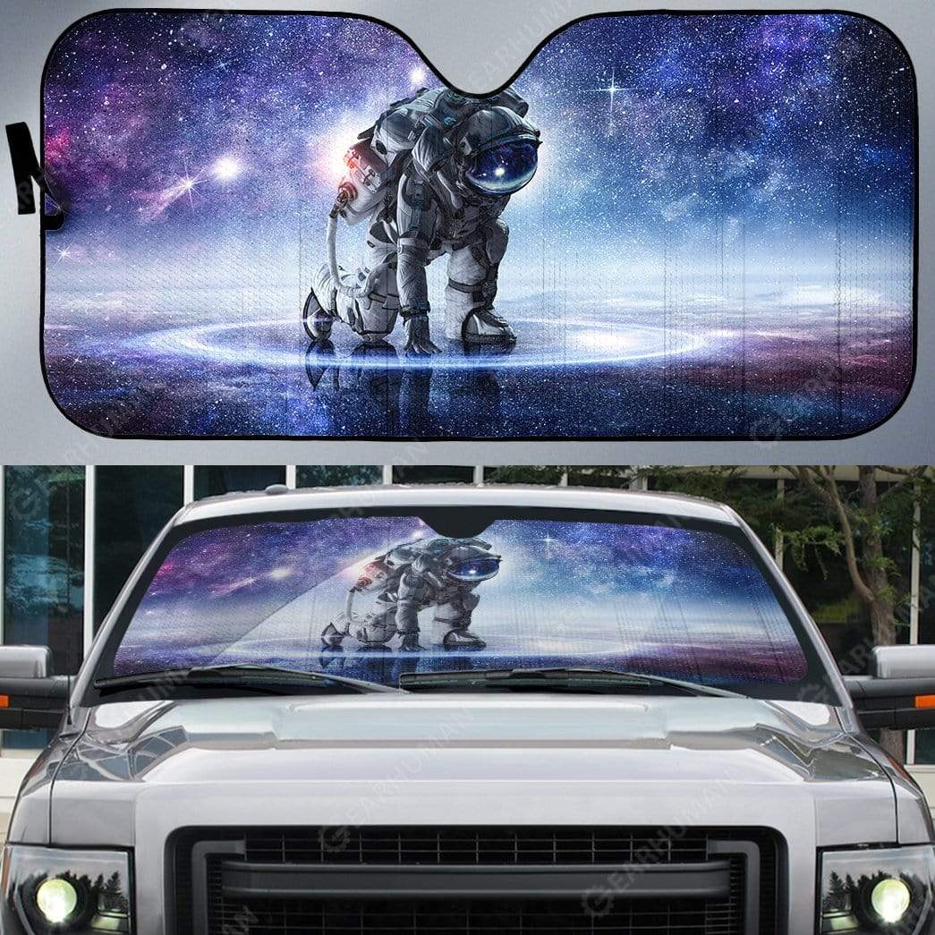 Gearhumans Custom Car Auto Sunshade Astronaut