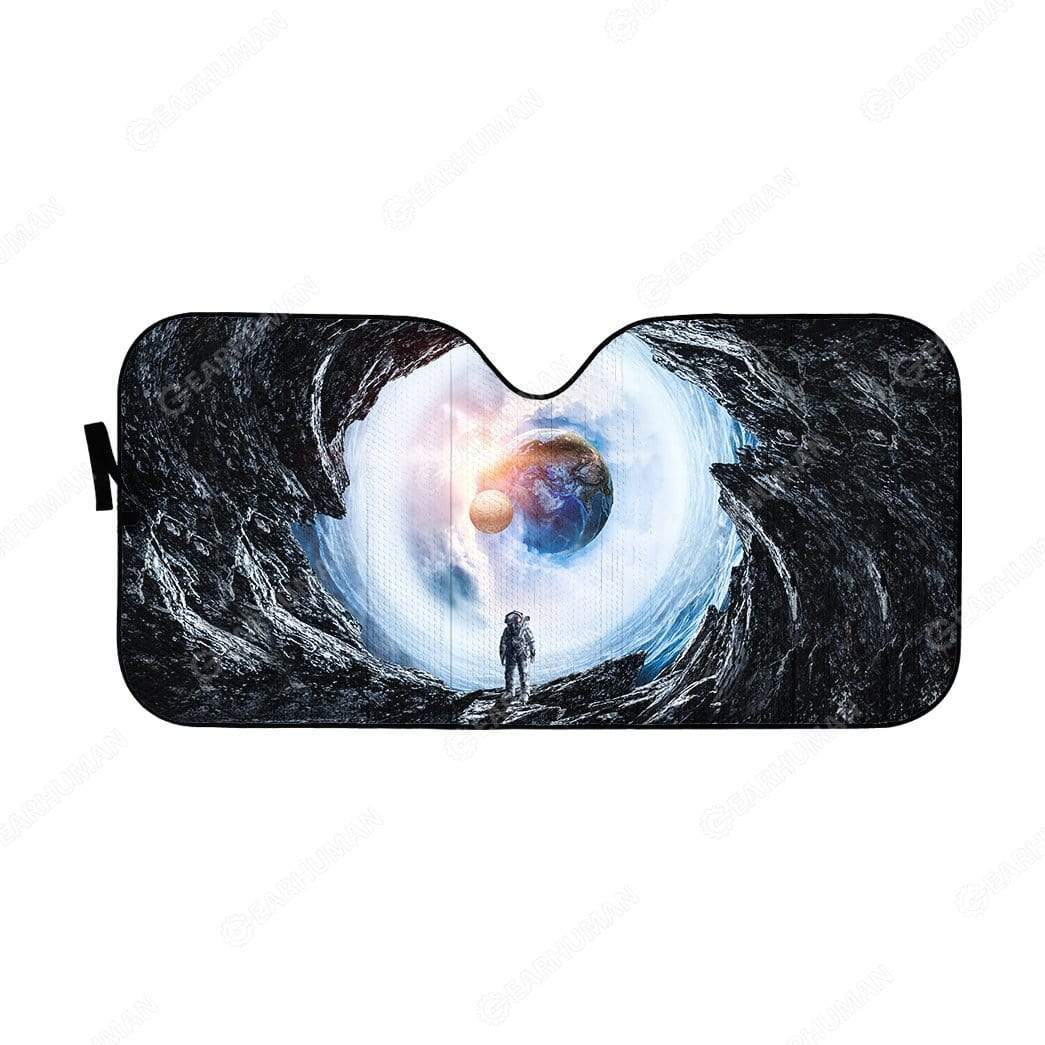 Gearhumans Custom Car Auto Sunshade Astronaut
