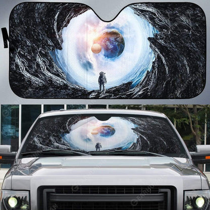 Gearhumans Custom Car Auto Sunshade Astronaut