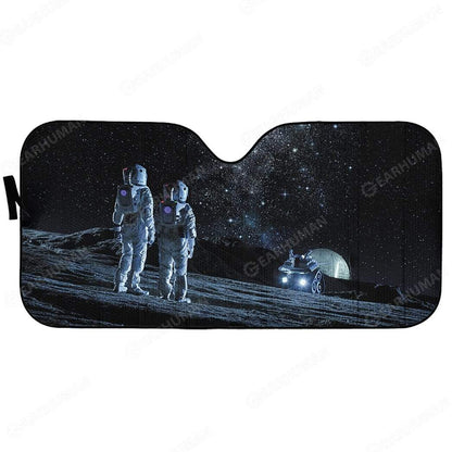 Gearhumans Custom Car Auto Sunshade Astronaut