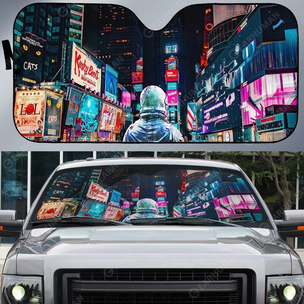 Gearhumans Custom Car Auto Sunshade Astronaut