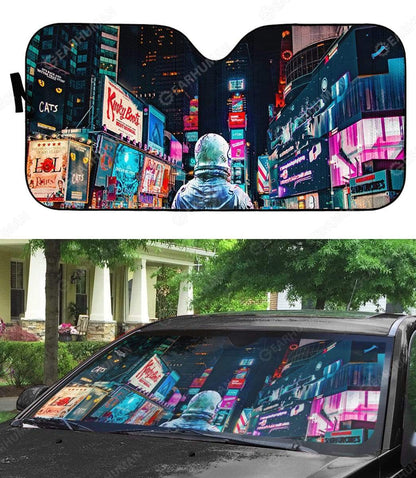 Gearhumans Custom Car Auto Sunshade Astronaut