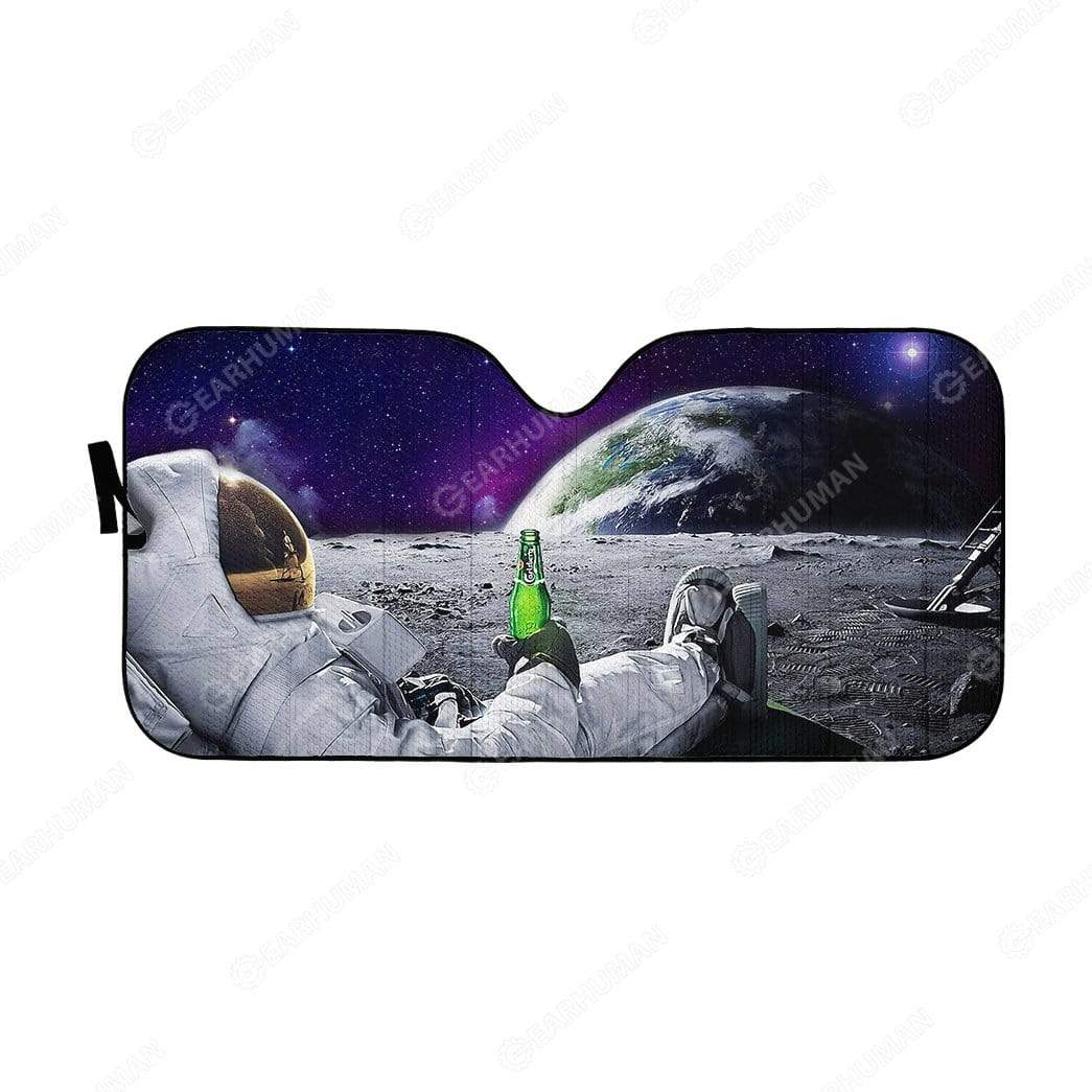 Gearhumans Custom Car Auto Sunshade Astronaut