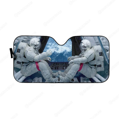 Gearhumans Custom Car Auto Sunshade Astronaut