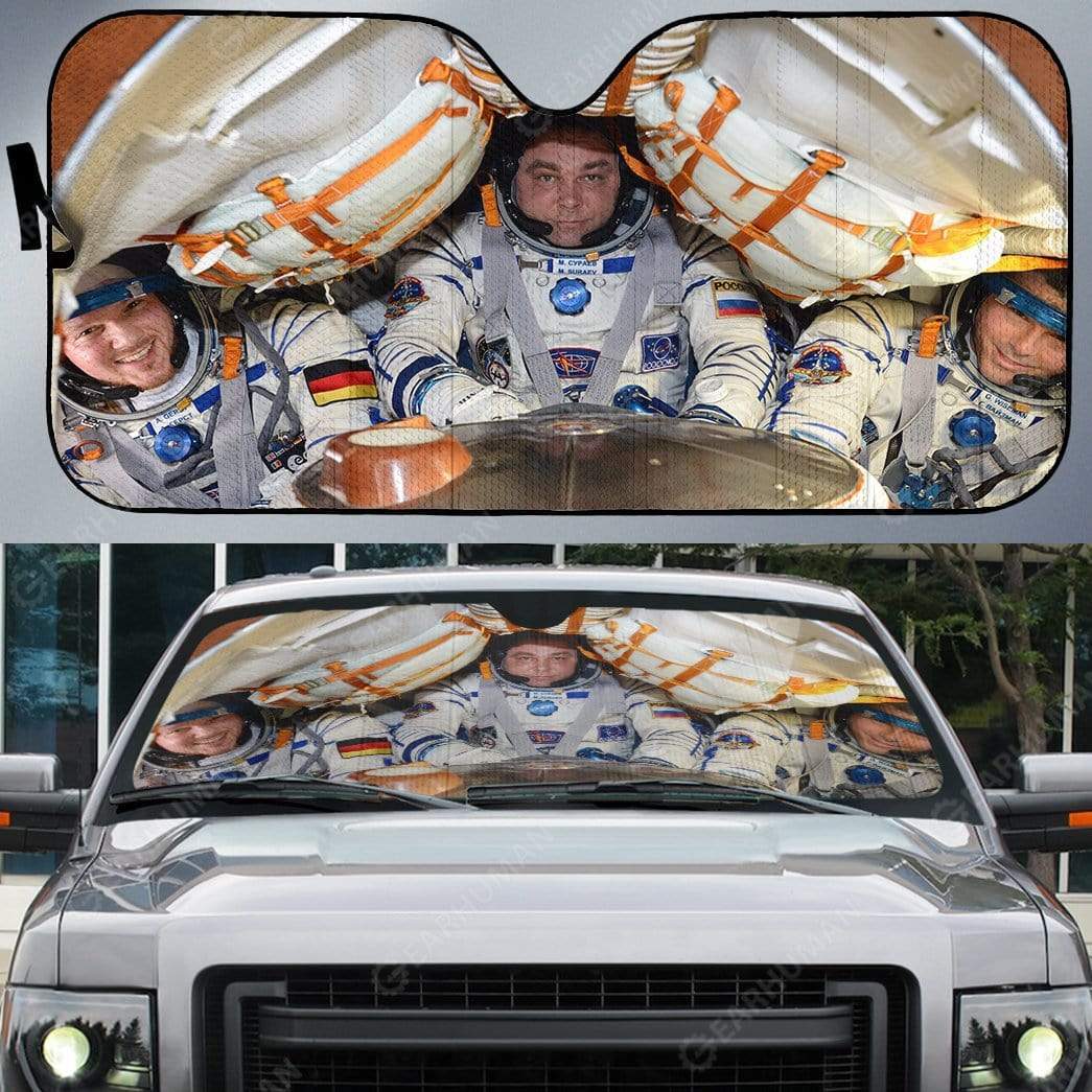 Gearhumans Custom Car Auto Sunshade Astronaut