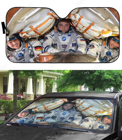 Gearhumans Custom Car Auto Sunshade Astronaut
