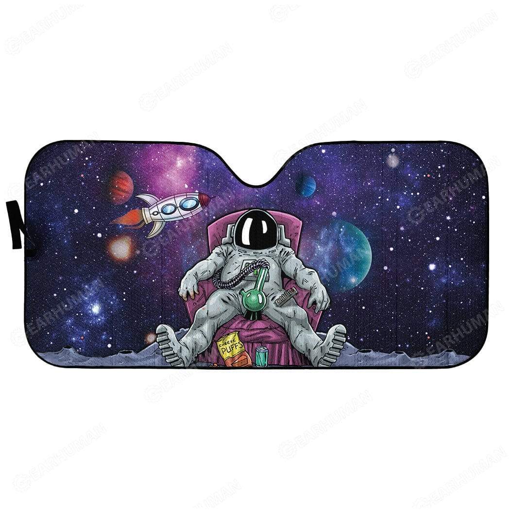 Gearhumans Custom Car Auto Sunshade Astronaut