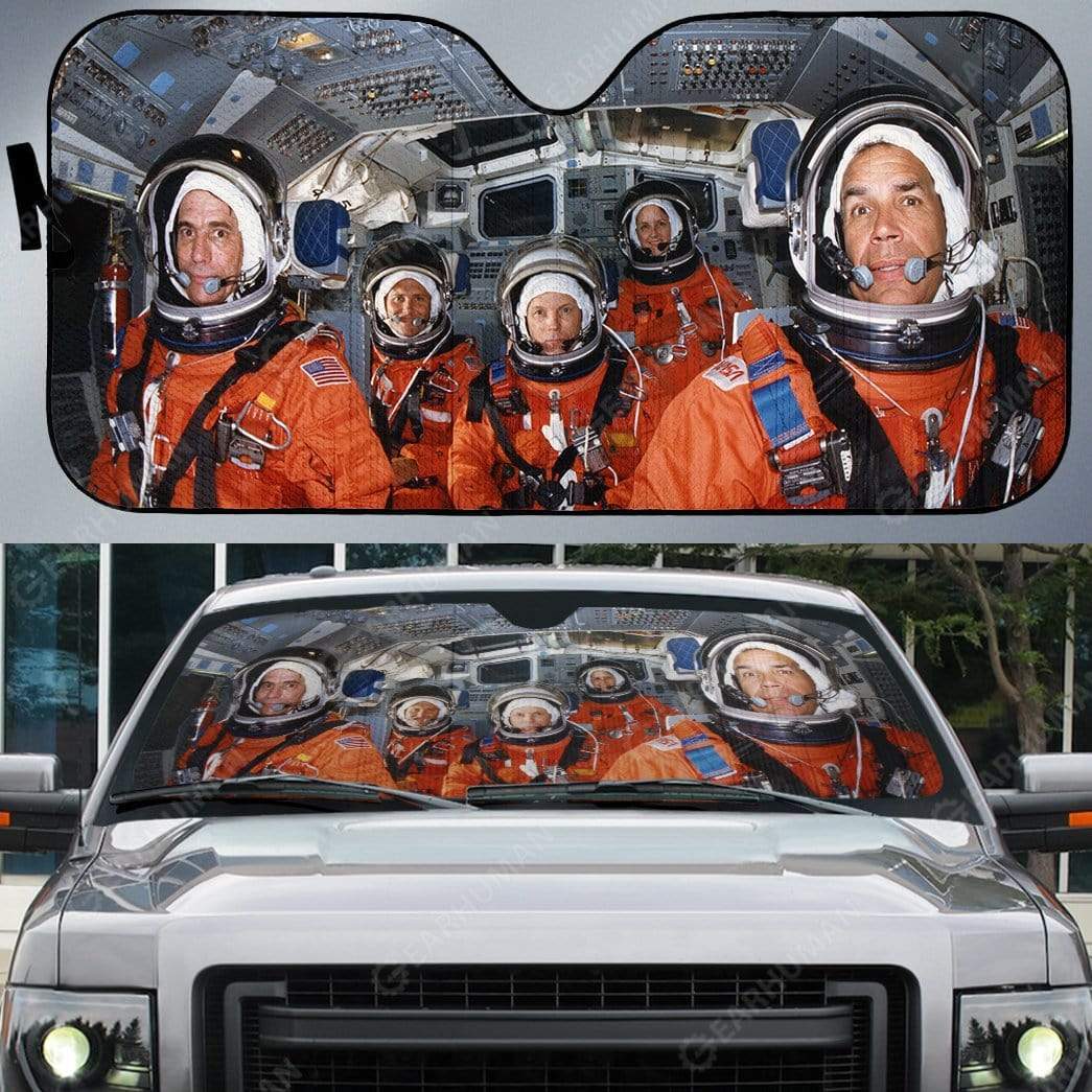 Gearhumans Custom Car Auto Sunshade Astronaut