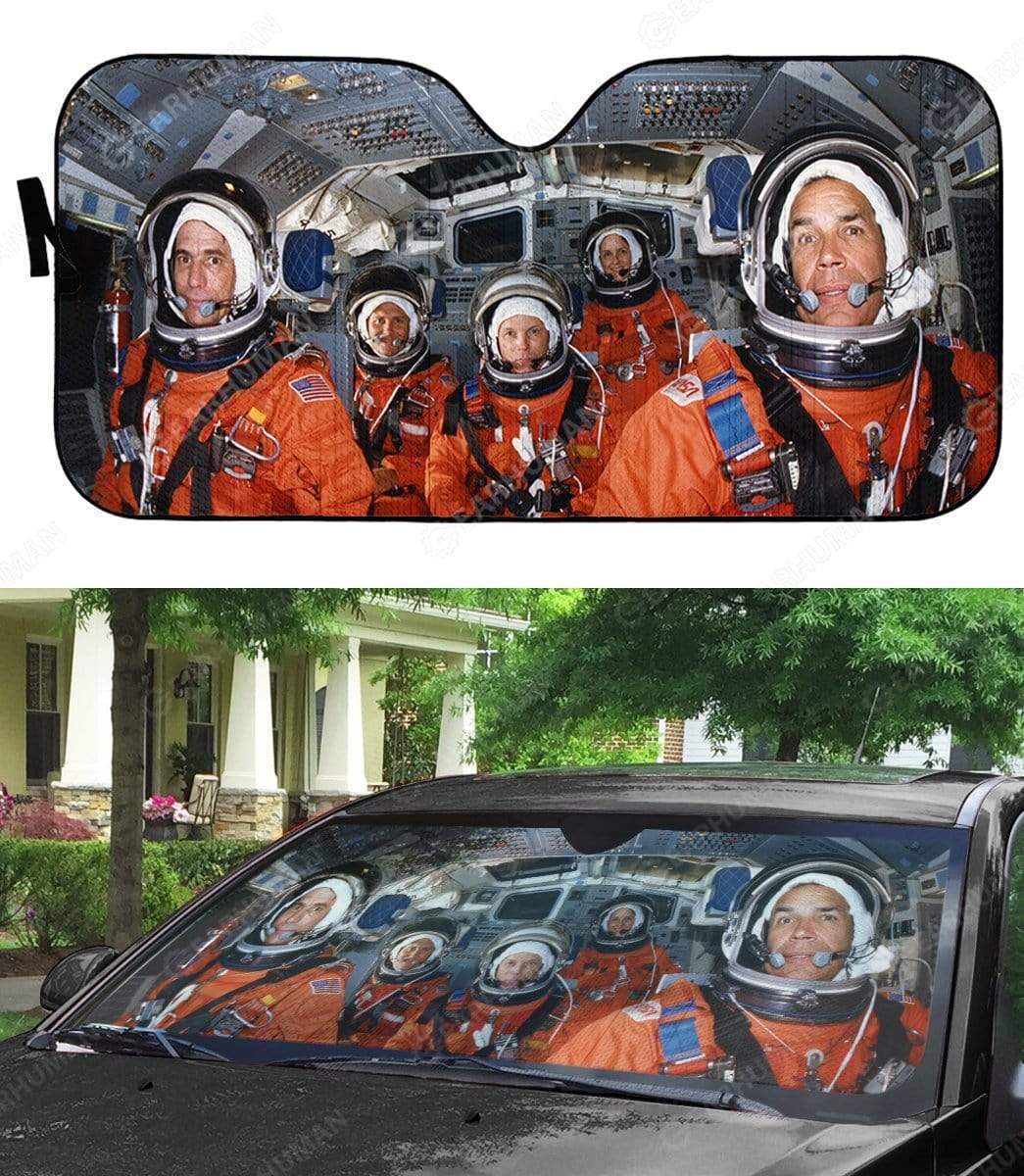 Gearhumans Custom Car Auto Sunshade Astronaut