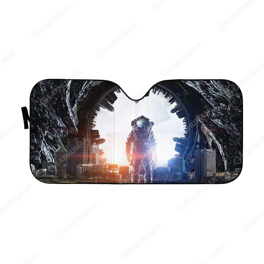 Gearhumans Custom Car Auto Sunshade Astronaut
