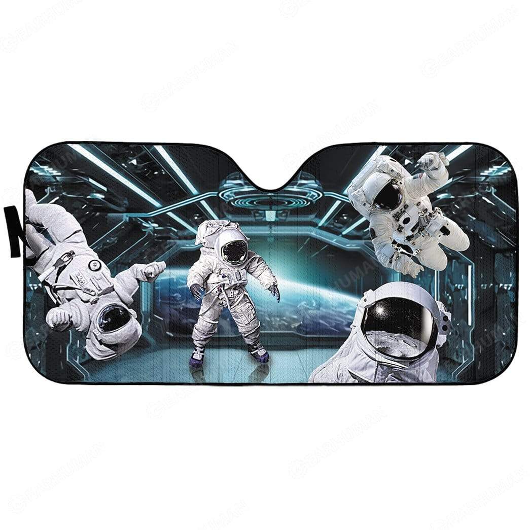 Gearhumans Custom Car Auto Sunshade Astronaut