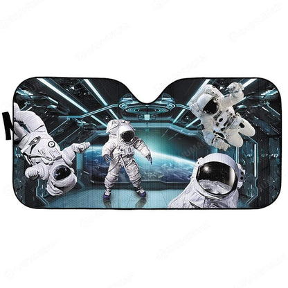 Gearhumans Custom Car Auto Sunshade Astronaut