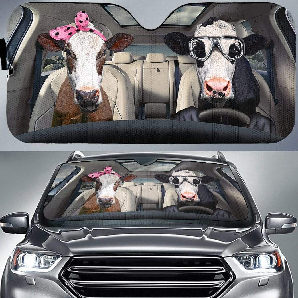 Gearhumans Custom Car Auto Sunshade Heifer