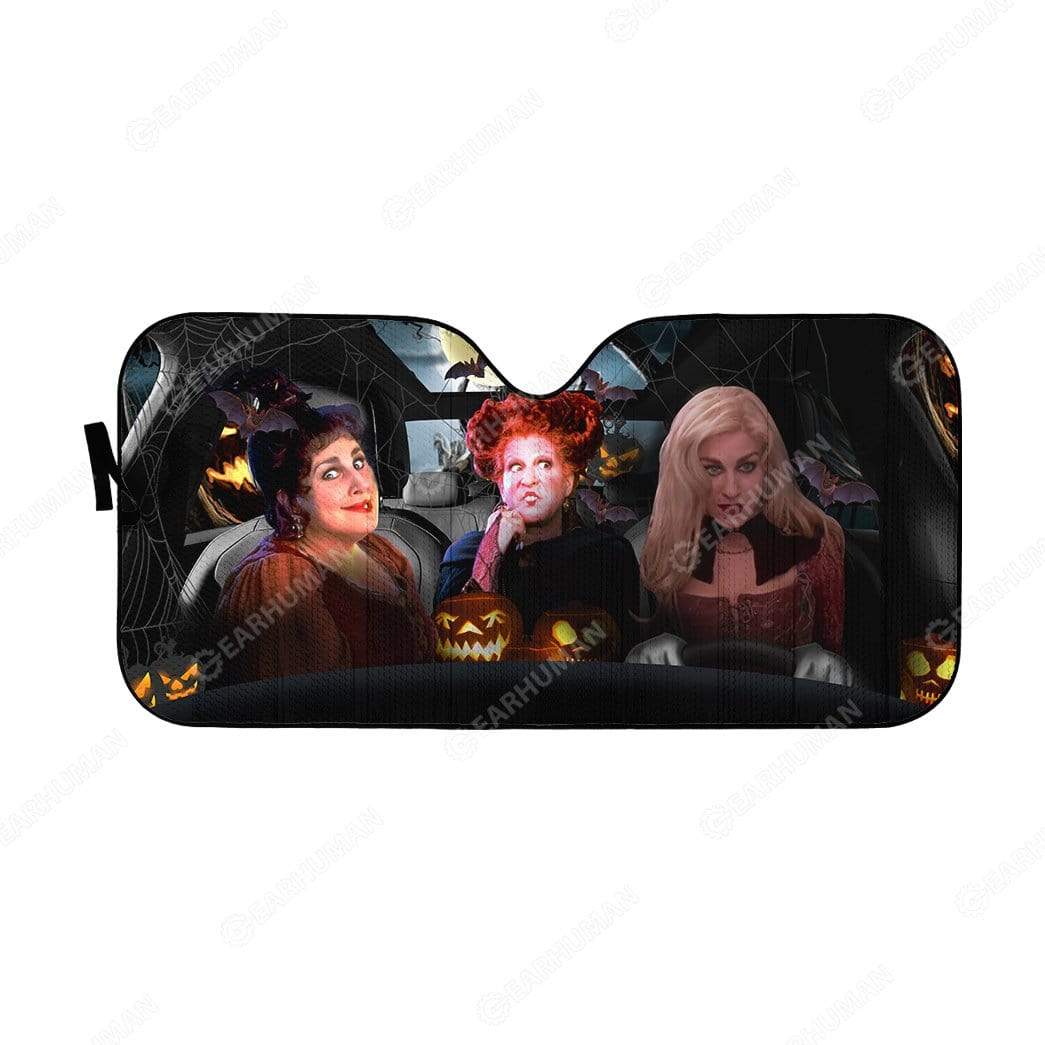 Gearhumans Custom Car Auto Sunshade Hocus Pocus