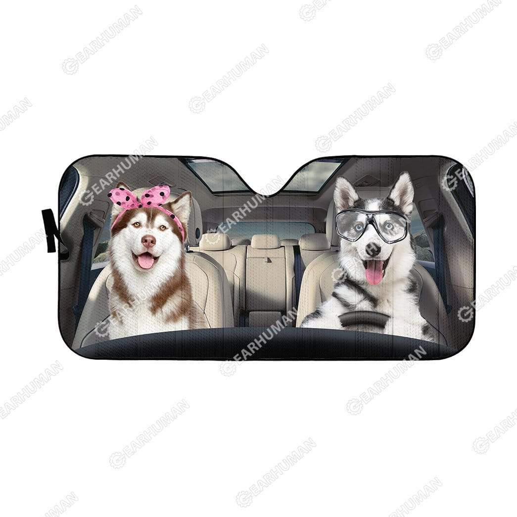 Gearhumans Custom Car Auto Sunshade Husky