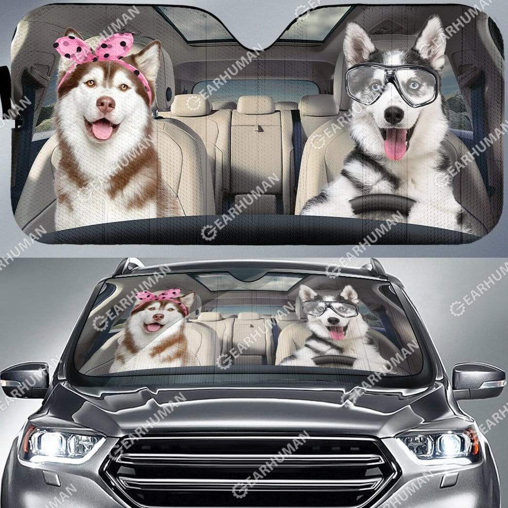 Gearhumans Custom Car Auto Sunshade Husky