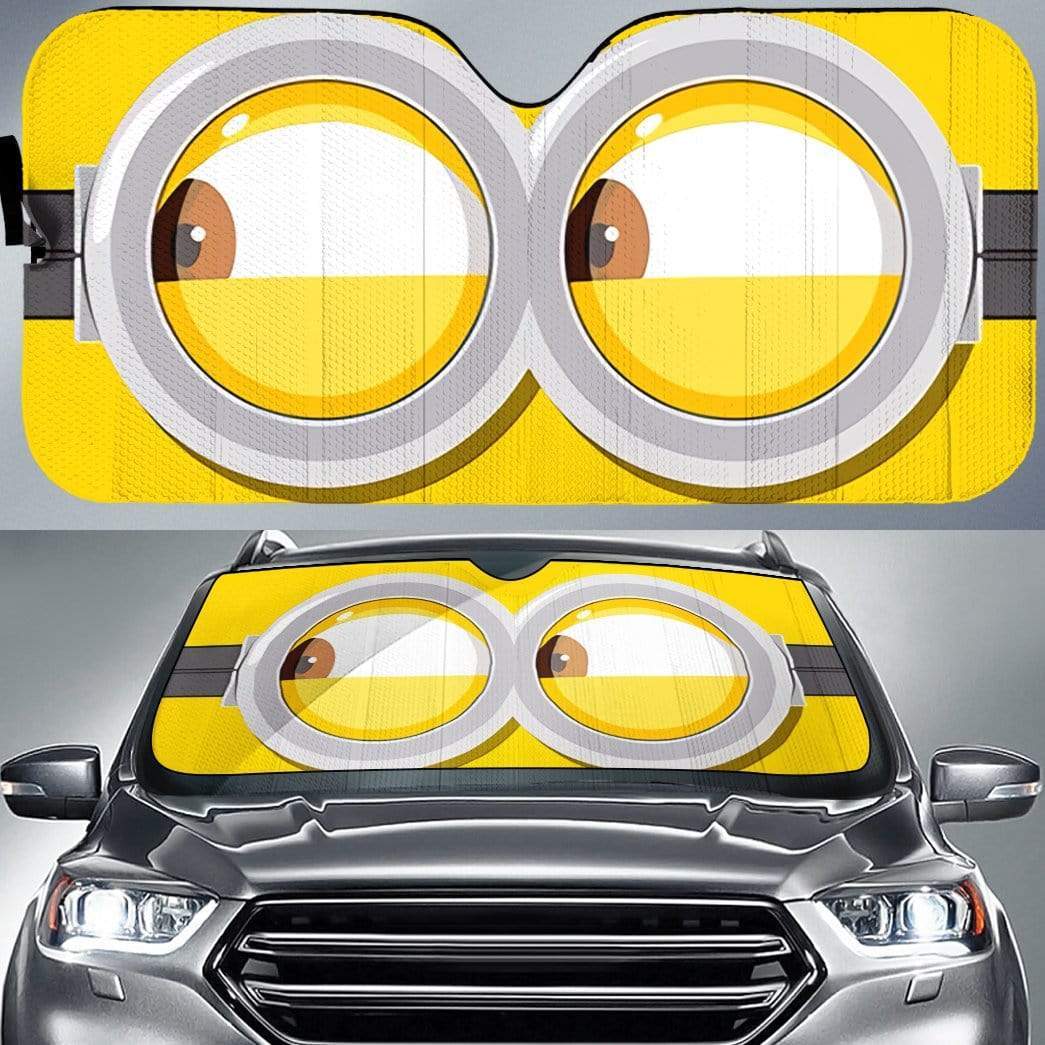 Gearhumans Custom Car Auto Sunshade Minion