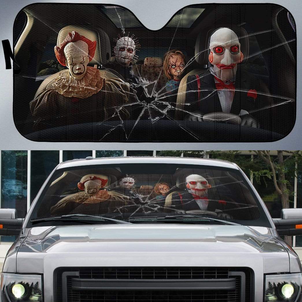 Gearhumans Custom Car Auto Sunshade Murder