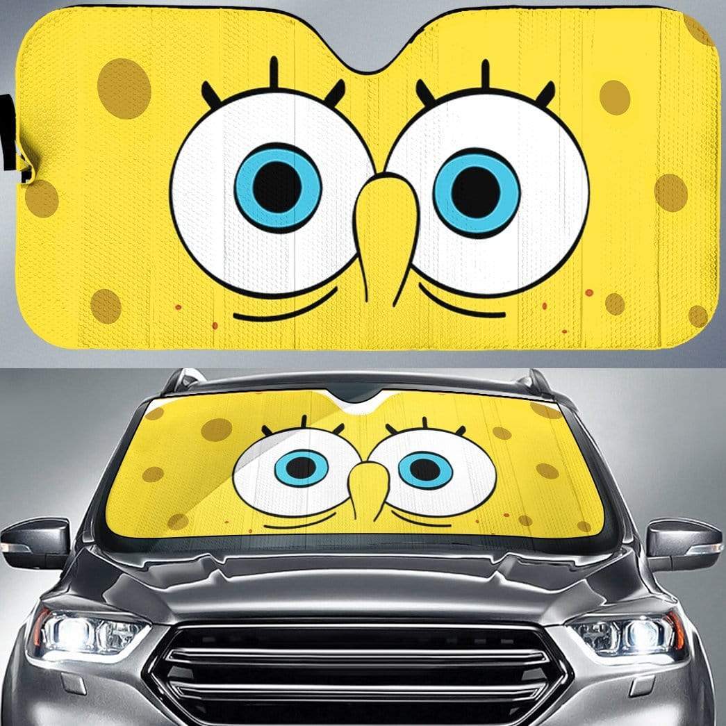 Gearhumans Custom Car Auto Sunshade Spongebob