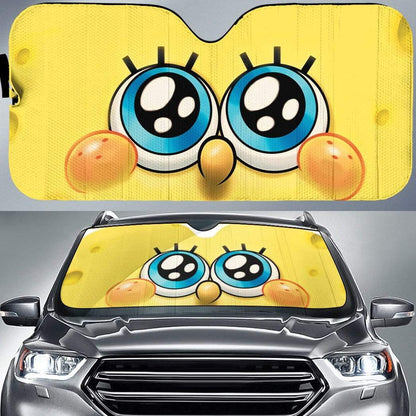 Gearhumans Custom Car Auto Sunshade Spongebob