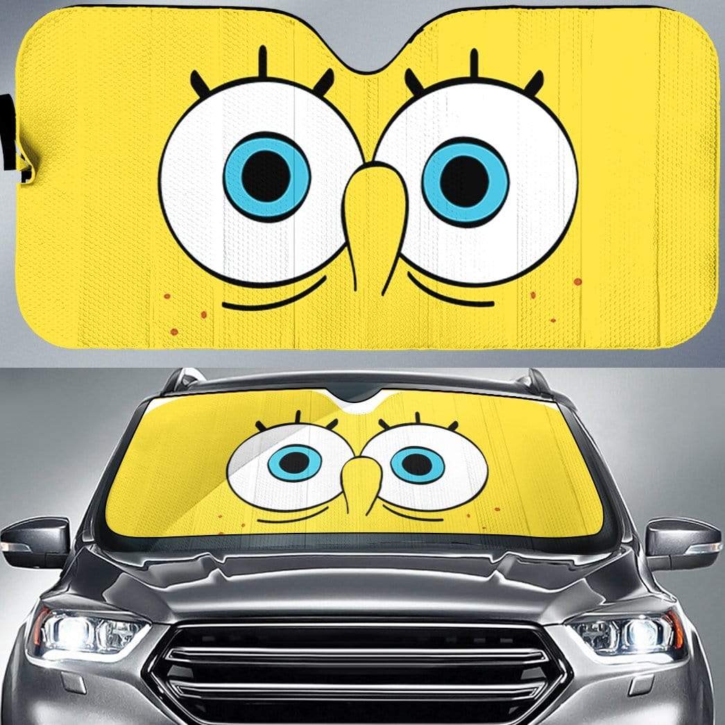 Gearhumans Custom Car Auto Sunshade Spongebob