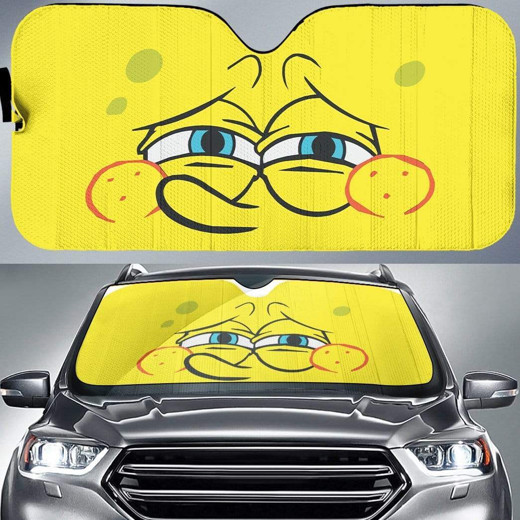 Gearhumans Custom Car Auto Sunshade Spongebob