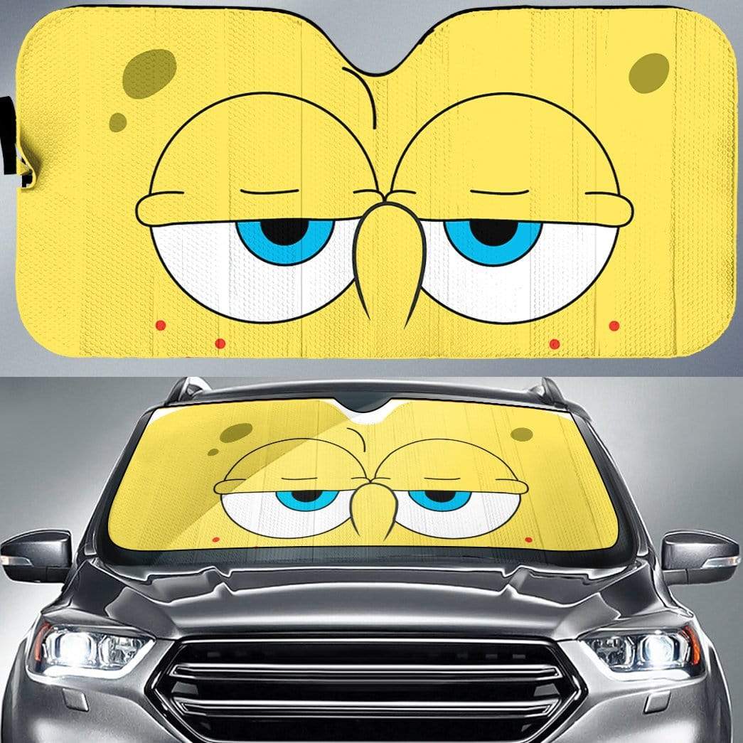 Gearhumans Custom Car Auto Sunshade Spongebob