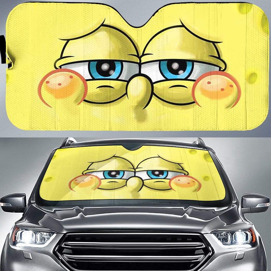 Gearhumans Custom Car Auto Sunshade Spongebob