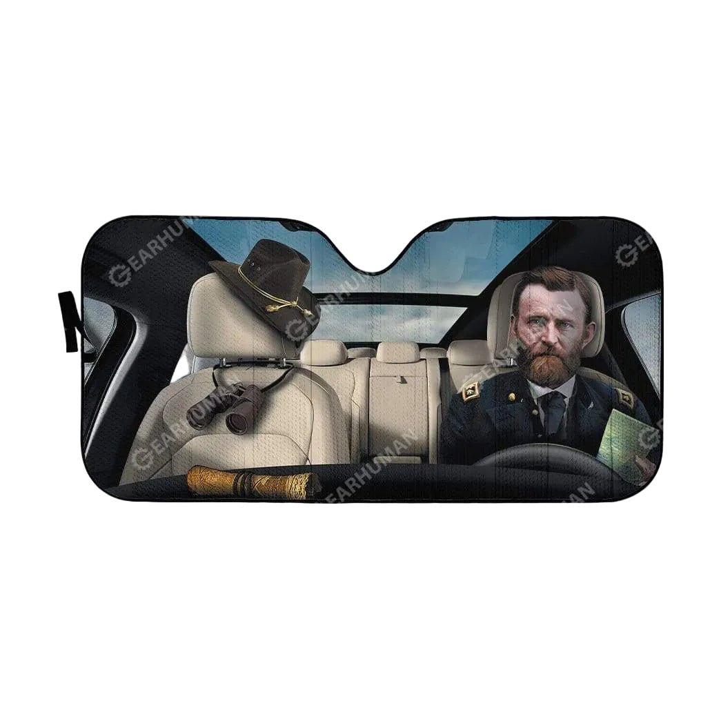 Custom Car Auto Sunshade Ulysses Simpson Grant