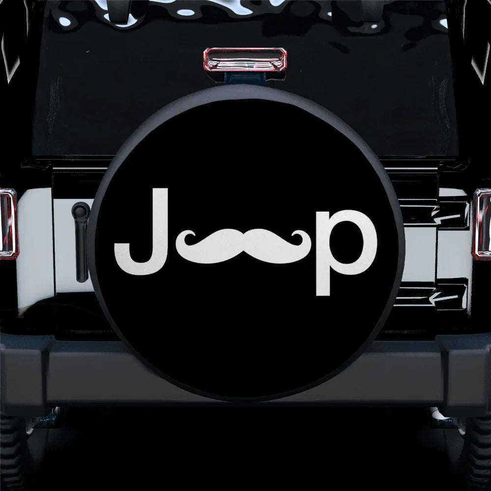 Custom Men Beard Jeep Spare Tire Cover