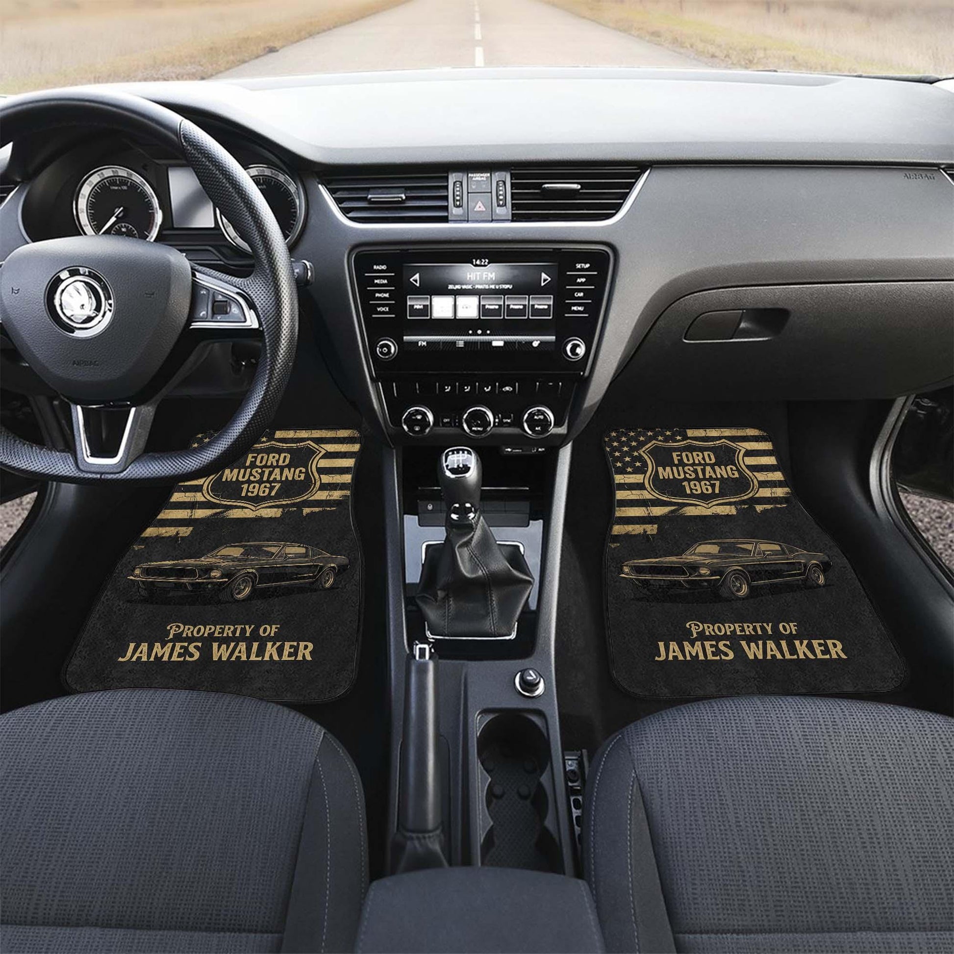 Custom Car Floor Mats with Photo – USA Flag | PersonalizedFury - PersonalizedFury