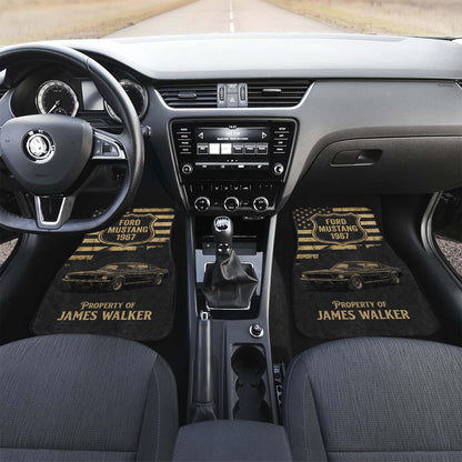 Custom Car Floor Mats with Photo – USA Flag | PersonalizedFury - PersonalizedFury
