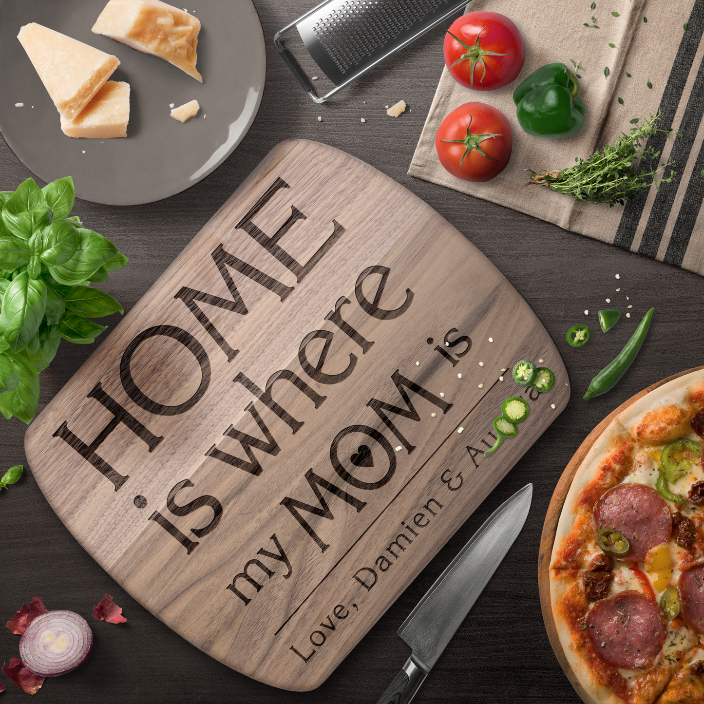 Customized_Cutting_Board_-_Unique_Mother_Dark_Rounded_H_Lifestyle_Mockup.png
