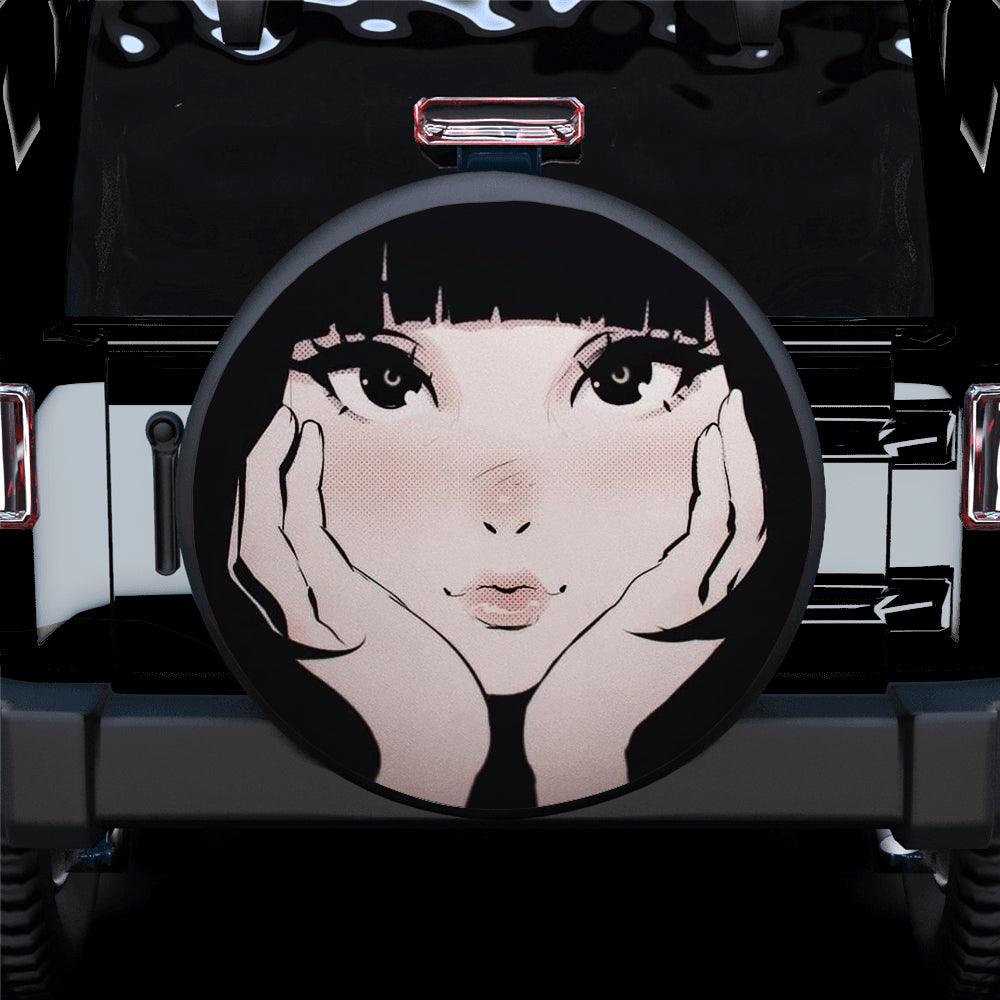 Cute Anime Girl Car Spare Tire Cover
