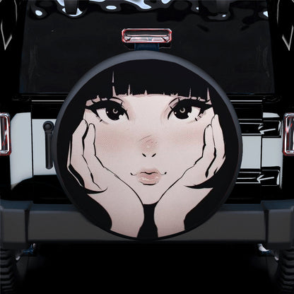Cute Anime Girl Car Spare Tire Cover