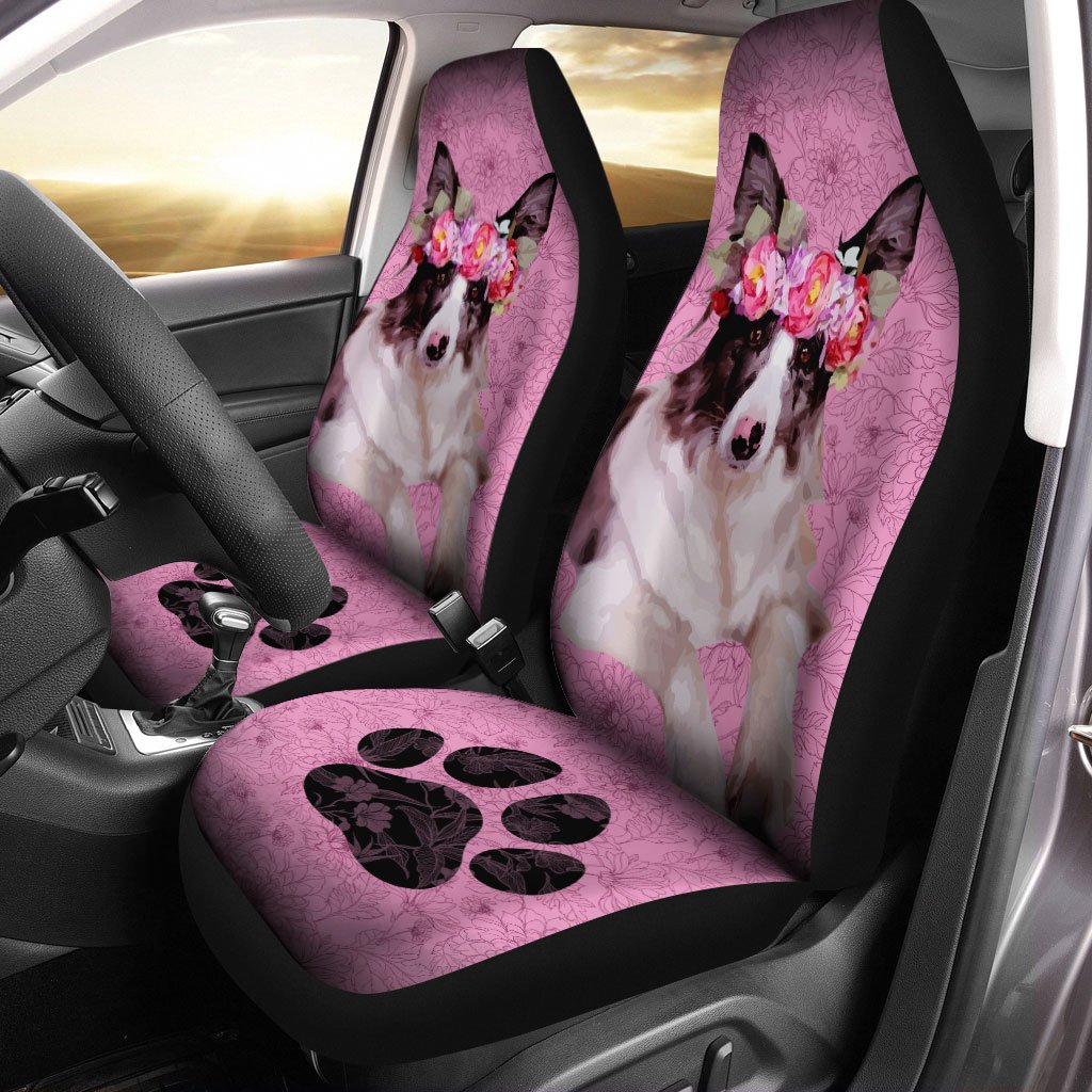 Cute Australian Shepherd Car Seat Covers Custom Pink Car Accessories