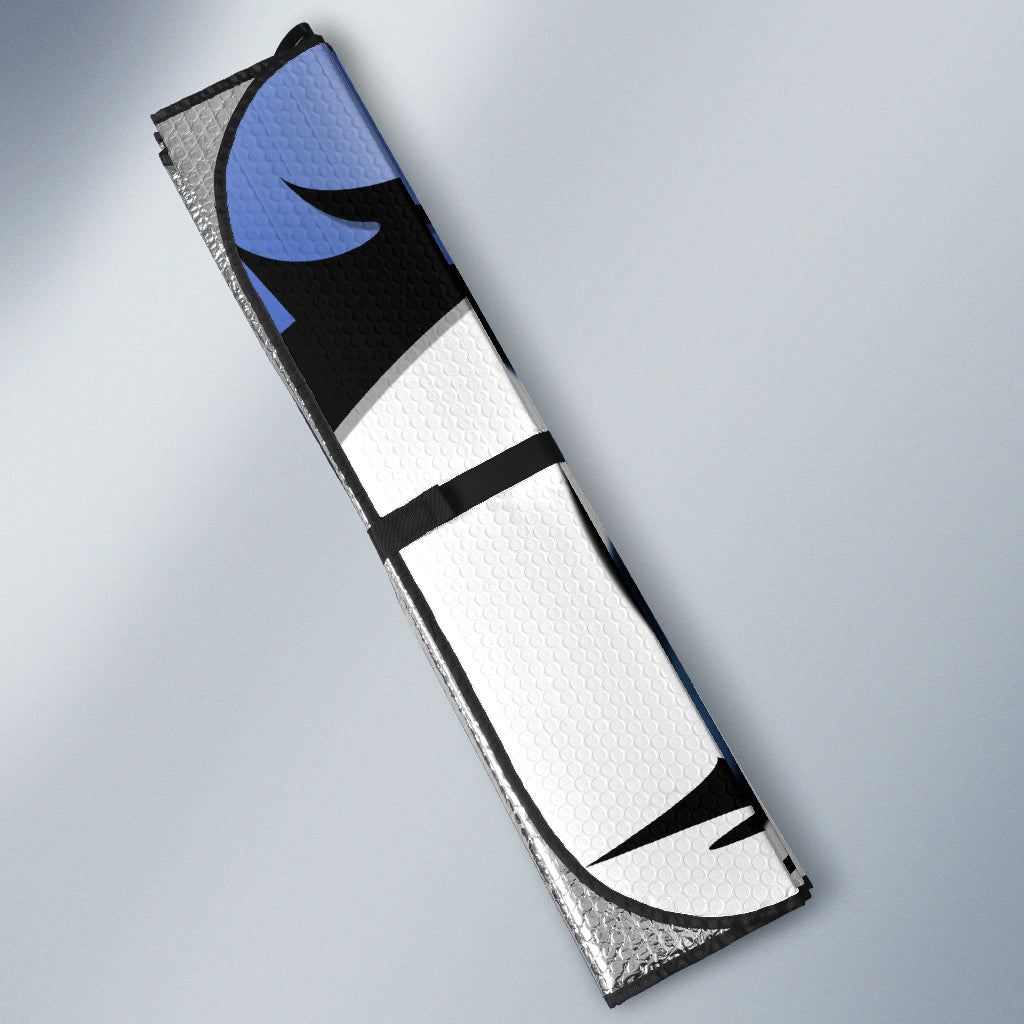 Cute Cartoon Eyes Blue Auto Sun Shades