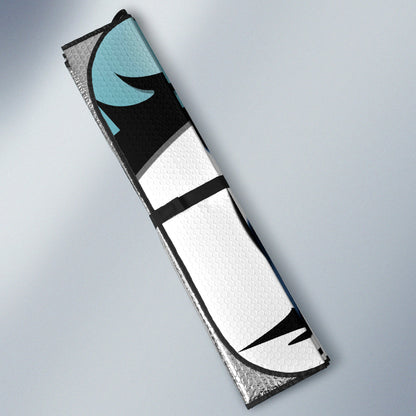 Cute Cartoon Eyes Blue Sky Auto Sun Shades