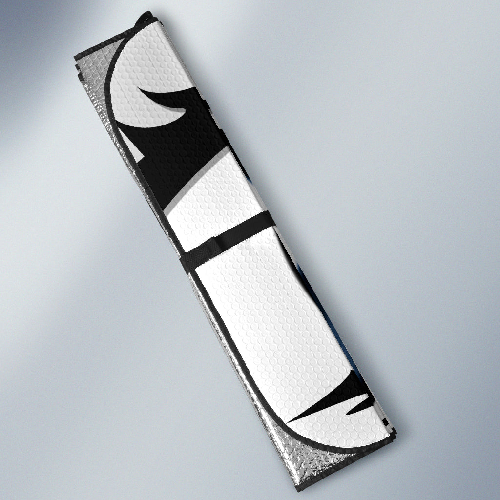 Cute Cartoon Eyes White Auto Sun Shades