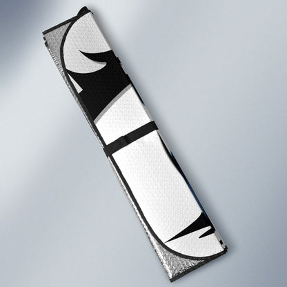 Cute Cartoon Eyes White Auto Sun Shades