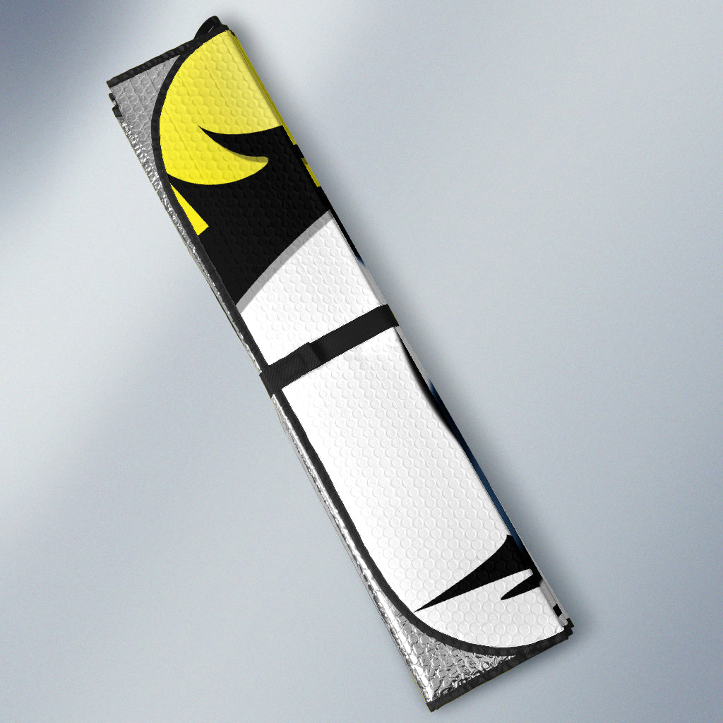 Cute Cartoon Eyes Yellow Auto Sun Shades
