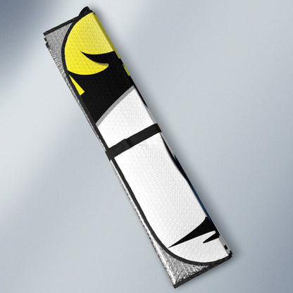 Cute Cartoon Eyes Yellow Auto Sun Shades