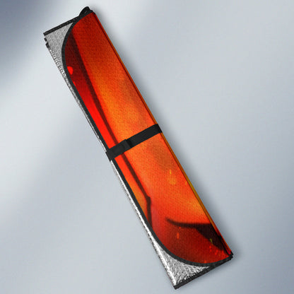 Cute Charmander Face Pokemon Car Auto Sunshades