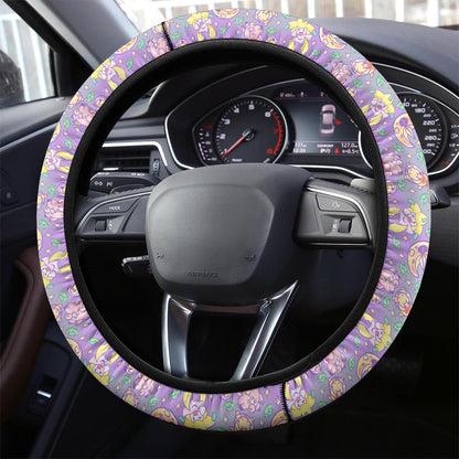 Cute Chibi Custom Car Steering Wheel Cover