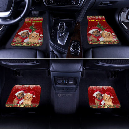 Cute Dachshunds Car Floor Mats Custom Car Interior Accessories Christmas