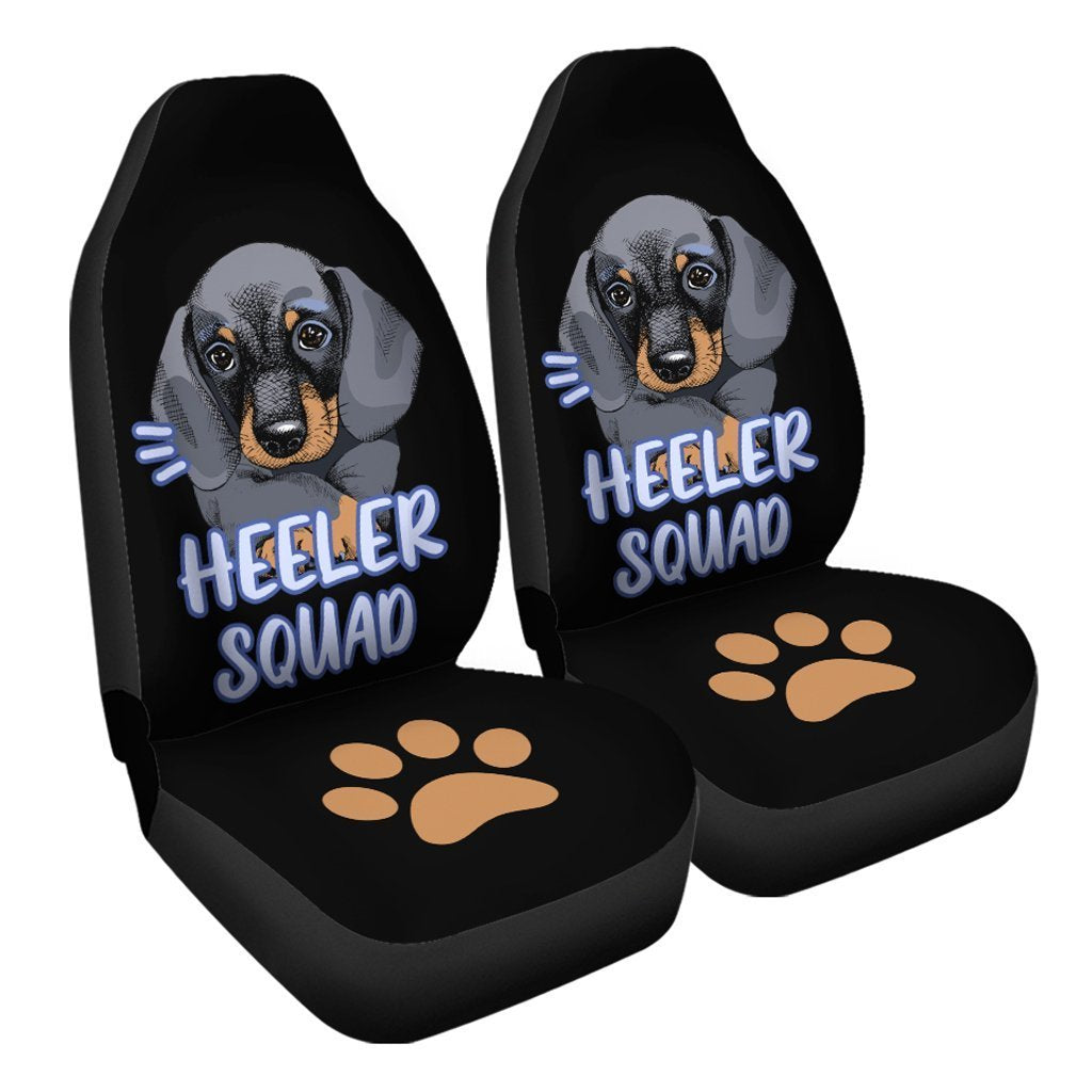 Cute Dog Dachshund Car Seat Covers Custom Car Accessories