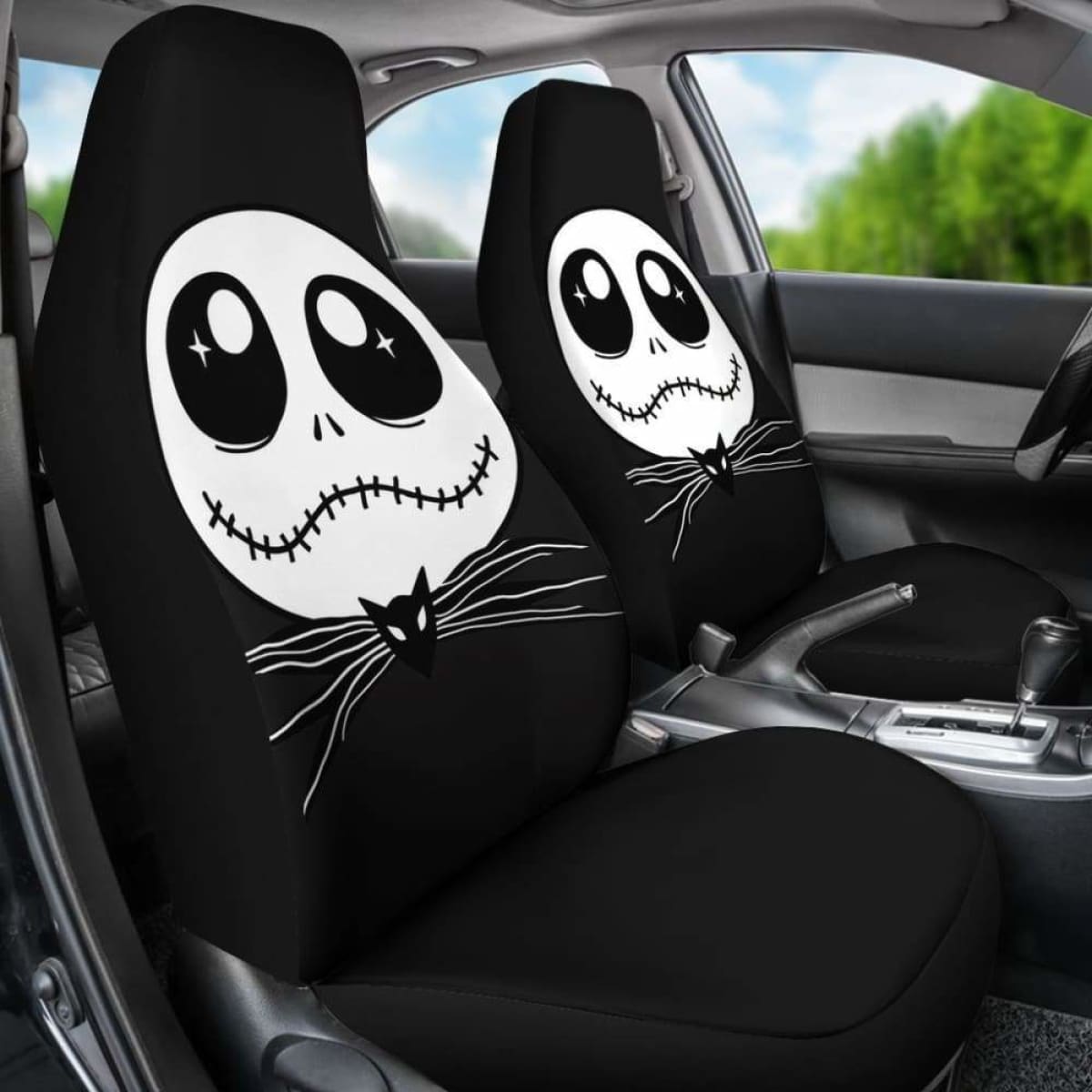Cute Jack Skellington Car Seat Covers Universal Fit