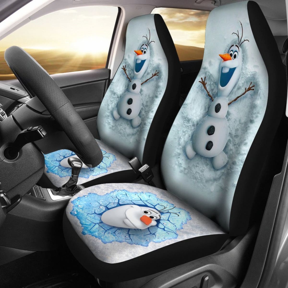 Cute Olaf Car Seat Covers Nh07 Universal Fit 225721