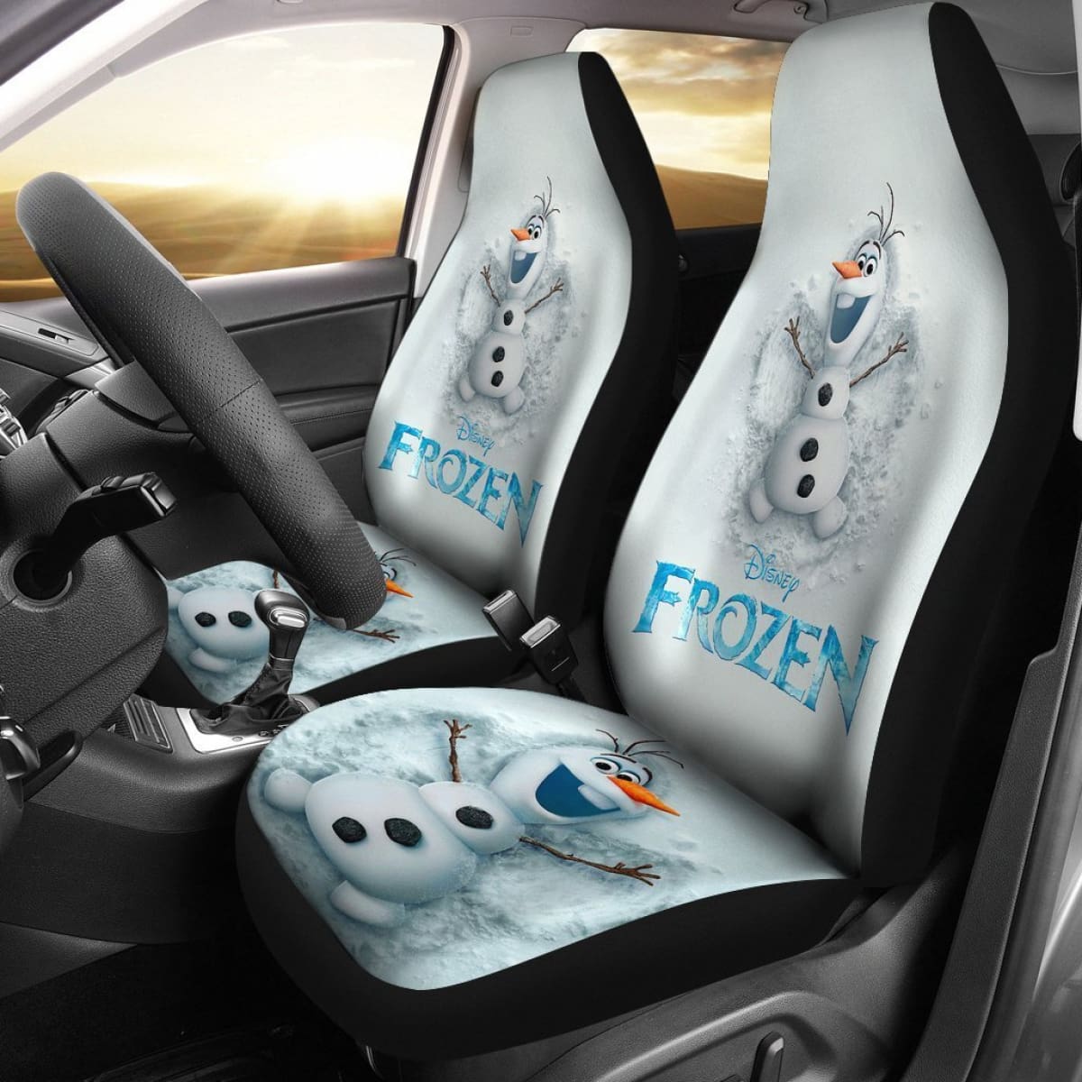 Cute Olaf Frozen Car Seat Covers Nh06 Universal Fit 225721